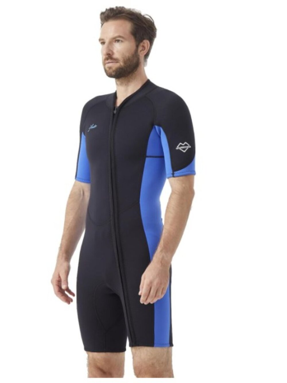 Hevto Shorty Wetsuit for Men 2mm Neoprene Front Zip NEW XXL